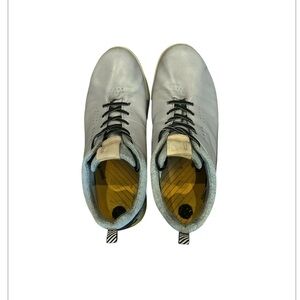 Men’s ECCO S3 Gore Tex GTX silver orange golf shoe sneaker, size 10-10.5